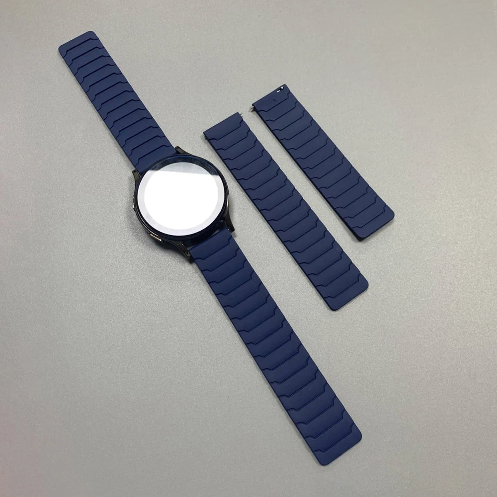 20/22mm Magnetic Strap For Huami AMAZFIT BIP 6 5 UNITY Silicone Loop Band GTR 4/3/3 Pro 2e GTS 4 mini 3 BALANCE Sports Watchband
