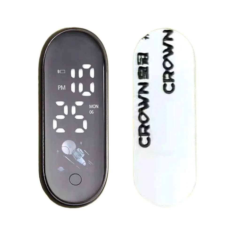 Luminous Motorcycle Car Clock Auto Internal Stick-On Mini Sport Waterproof Watch Mechanics Led Clocks Auto Ornament Accessories
