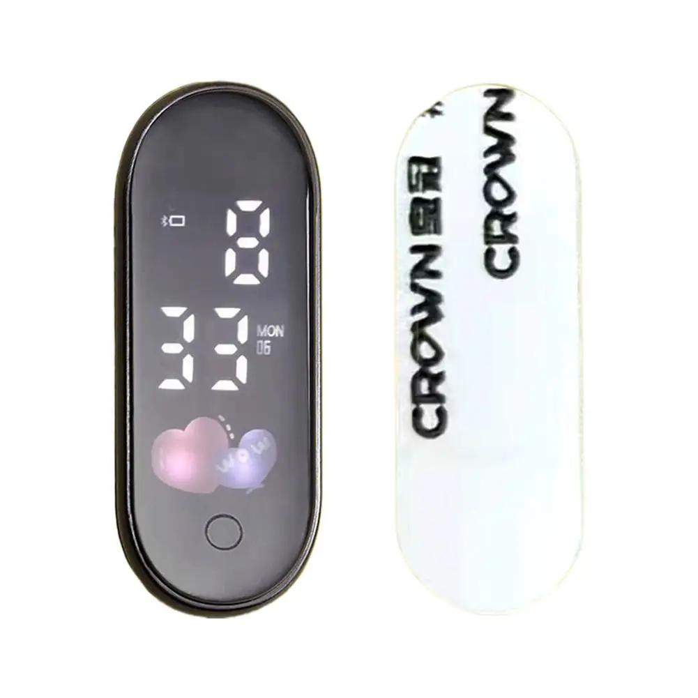 Luminous Motorcycle Car Clock Auto Internal Stick-On Mini Sport Waterproof Watch Mechanics Led Clocks Auto Ornament Accessories