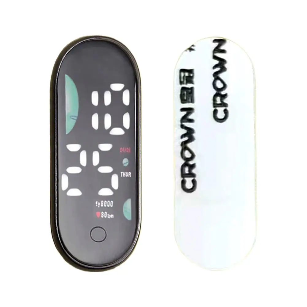 Luminous Motorcycle Car Clock Auto Internal Stick-On Mini Sport Waterproof Watch Mechanics Led Clocks Auto Ornament Accessories
