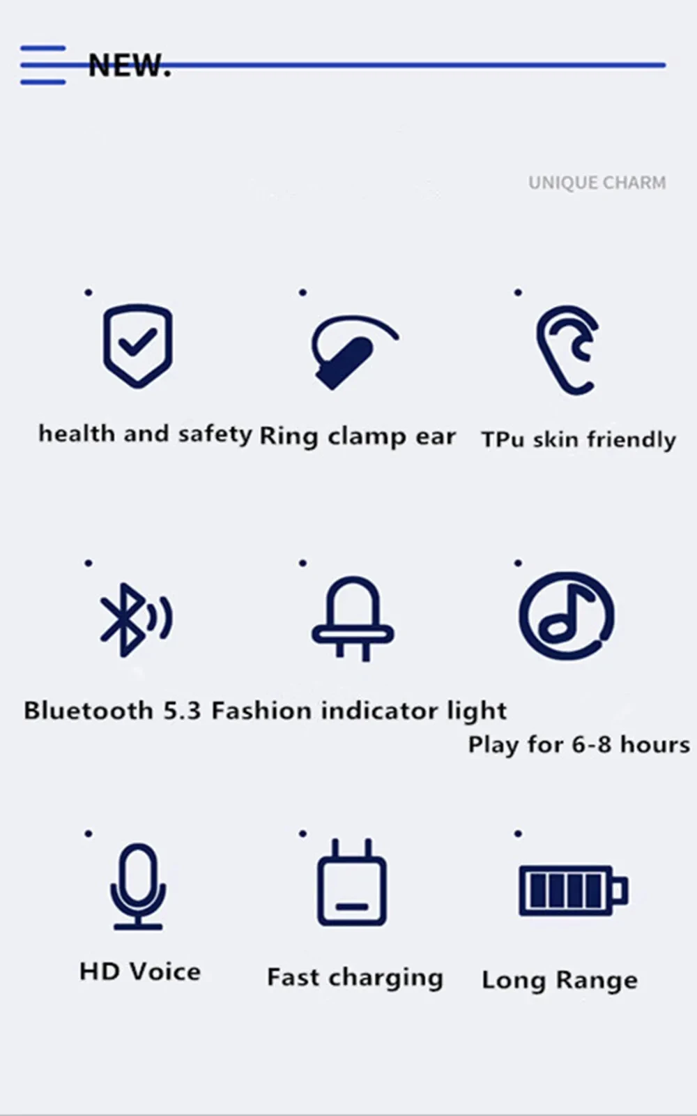 BT Earphone Clip On Monaural Inear Motion Stereo Bone Conduction Gd28 Business Wireless Earphone Mini Monaural Tws