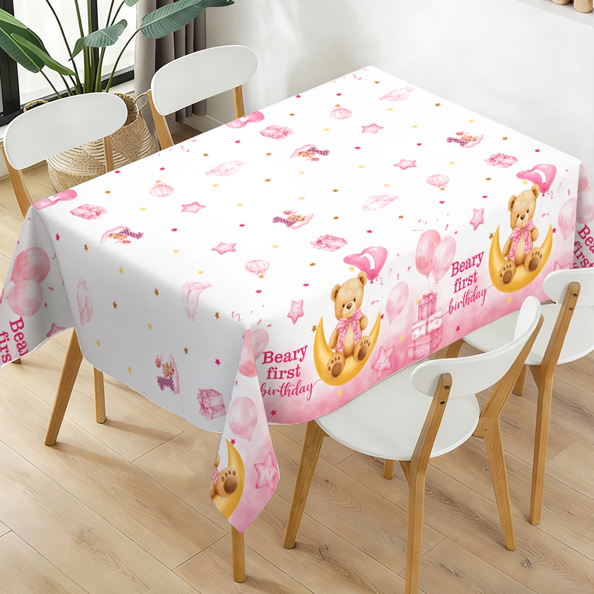 Purple Laser Disposale Tablecloth Happy Birthday Party Decoration Wedding Party Aluminum Film Table Cover Baby Shower Supplies