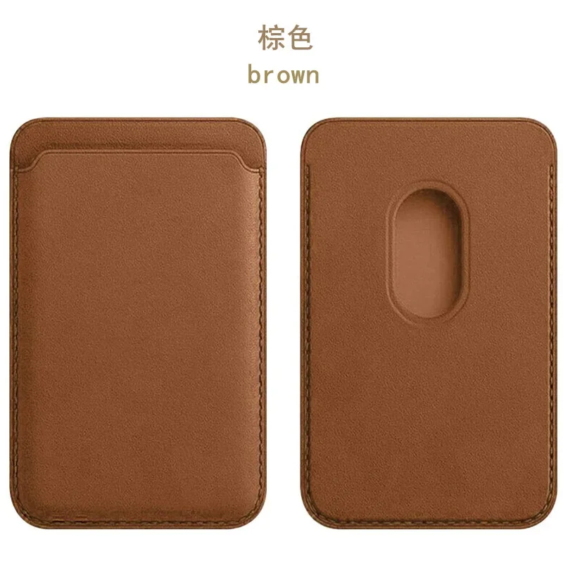 For Magsafe Magnetic Leather Wallet Case For iPhone 17 16 15 14 13 12 11 8 Samsung Huawei Card Holder with Magnet Covers