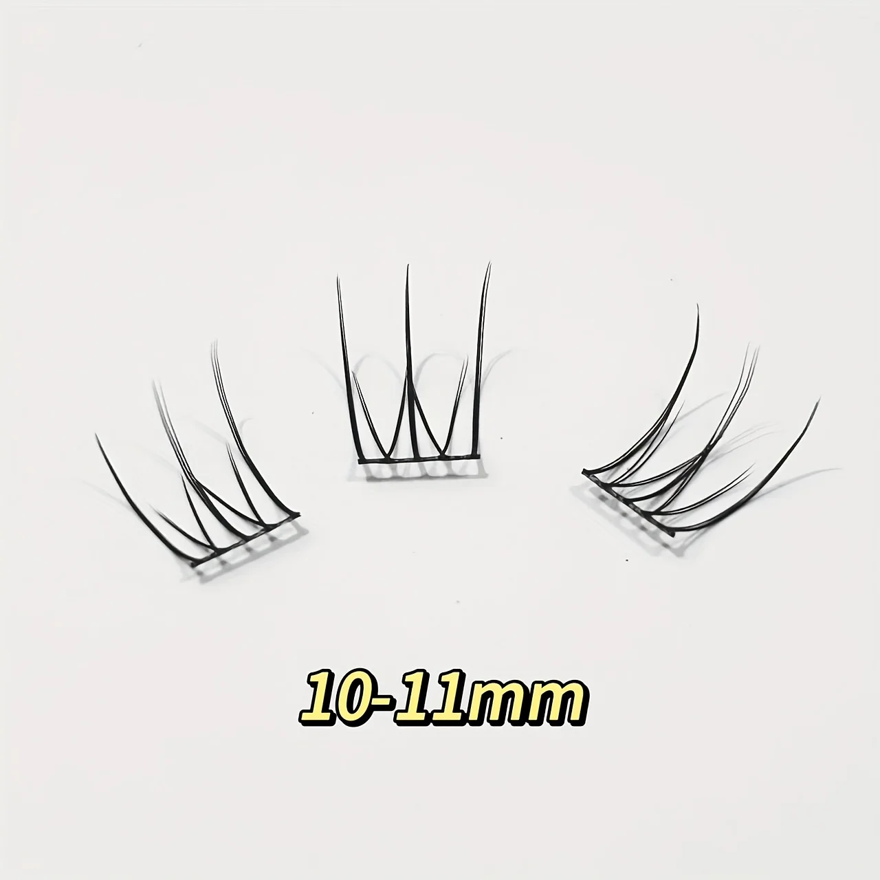 Mixiaohe Glueless Eyelashes 48 Clusters 10-13mm C Curl Natural Fluffy Segmented Lashes for Beginners