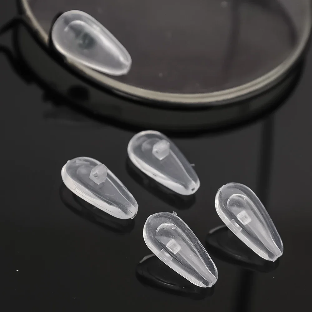 Eyeglasses Nose Pads with Screwdriver DIY Soft Silicone Air Chamber Glasses Replacement Repair Tools Anti-slip Nose Pad Screw