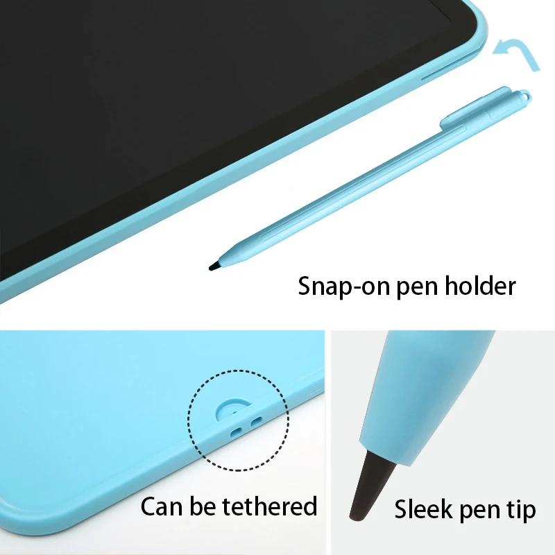 8/11/13/16 Inch LCD Drawing Tablet Writing Board Kids Doodle Painting Handwriting Pad Toy for 3 4 5 6 7 8 Years Girls Boys Gifts