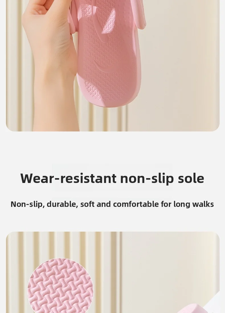 Foldable Travel Slippers Unisex EVA Flip Flops Hotel Non Slip Bathroom Indoor Outdoor Portable Lightweight Comfortable