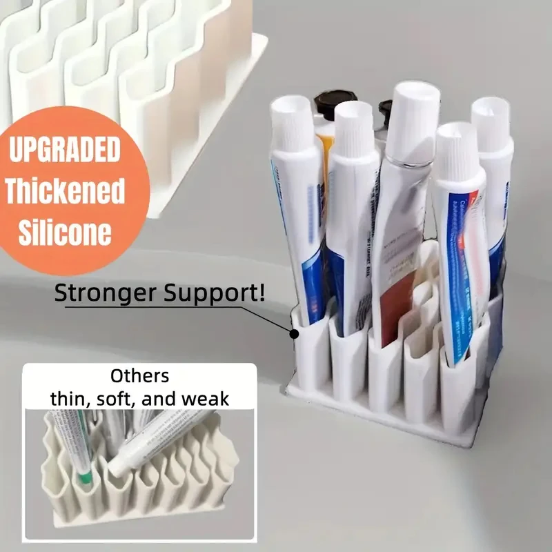 32 Slots Ointments Stand Multi-Compartment Medicine Storage Holder For Small Items Multi-purpose Cosmetics/Pen Storage Rack