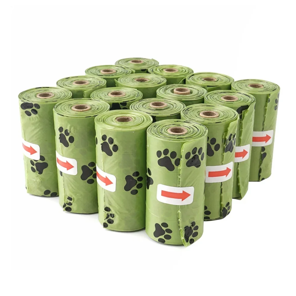 30/600 Pcs Dog Poop Bags for dog Large Cat Waste Bags Doggie Outdoor Home Clean Refill Garbage Bag Pet Supplies 15 Bags/ Roll