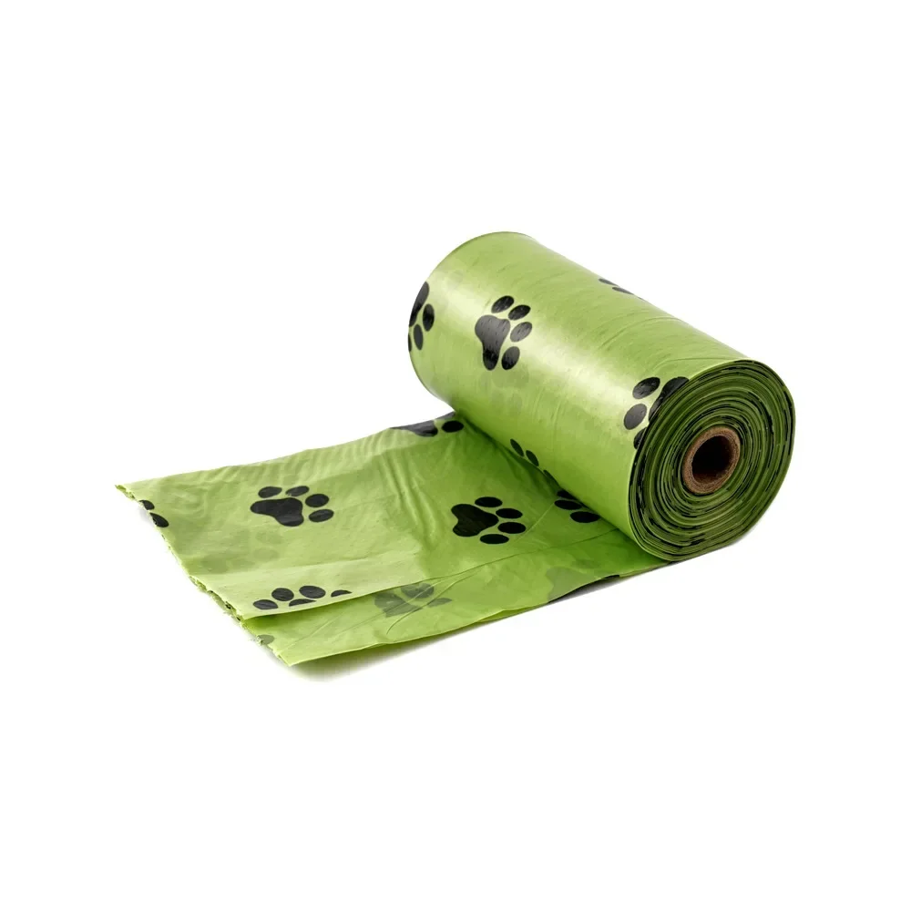 30/600 Pcs Dog Poop Bags for dog Large Cat Waste Bags Doggie Outdoor Home Clean Refill Garbage Bag Pet Supplies 15 Bags/ Roll