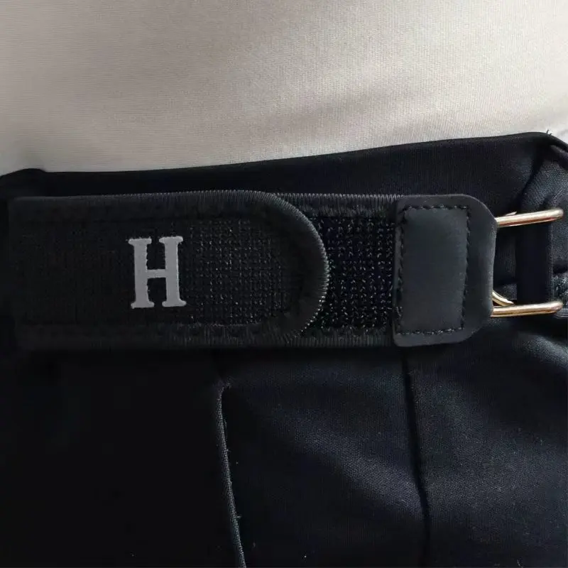 Buckleless Elastic Belt Hook Adjustable Metal Hook Men Women Unisex Buckle-Free Invisible Waist Belt Closure Outdoor Work EDC