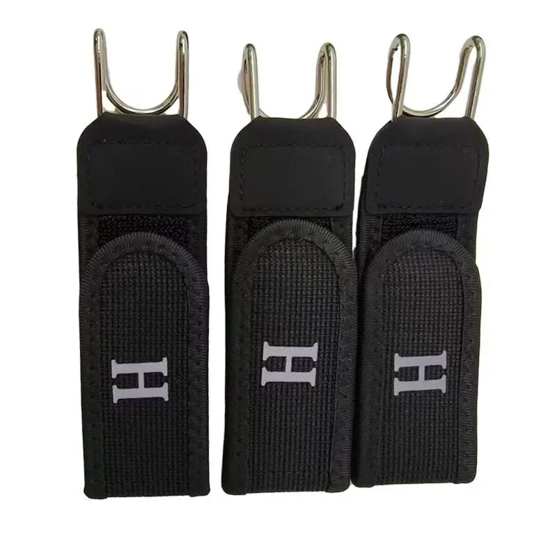 Buckleless Elastic Belt Hook Adjustable Metal Hook Men Women Unisex Buckle-Free Invisible Waist Belt Closure Outdoor Work EDC