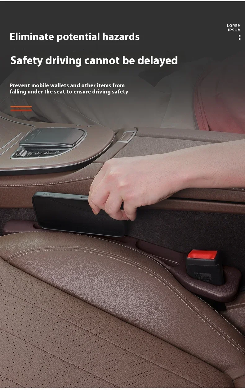1 Pair of Car Seat Gap Plug Strips Car Seat Gap Storage Box, Car Seat Position Storage Box Interior Decoration Items