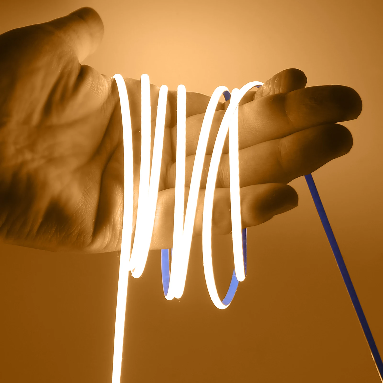DC 12V COB LED Strip Light for Home Decor 3MM 5MM 8MM 0.5-5M 9 Color White/Red/Blue/Pink/Green Flexible Ribbon TV Backlight Rope