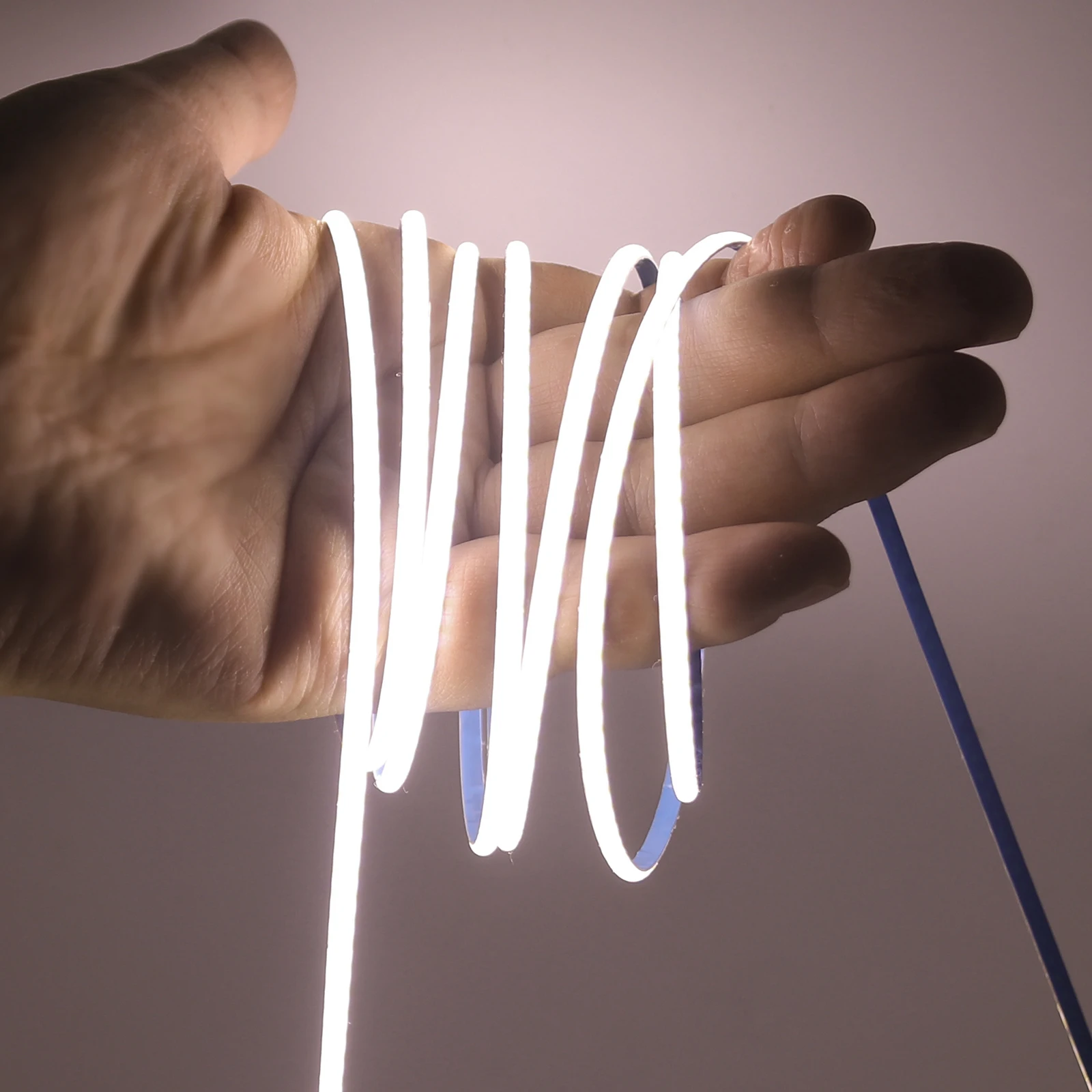 DC 12V COB LED Strip Light for Home Decor 3MM 5MM 8MM 0.5-5M 9 Color White/Red/Blue/Pink/Green Flexible Ribbon TV Backlight Rope