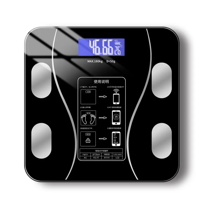 New USB Body Fat Scale,Intelligent and Precise Home Fat Scale,Adult Body Scale,Small Electronic Scale, Weighing Scale Body Scale