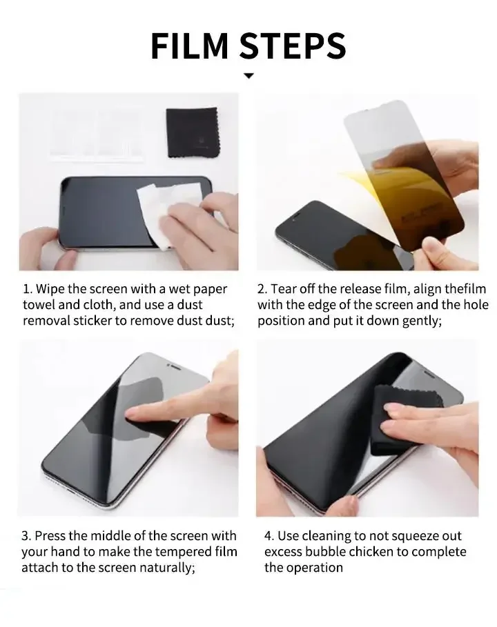 1-5pcs Anti-Spy Privacy Tempered Glass Screen Protector For iPhone 11 12 13 14 15 16 17 Pro Max 14 15 16 Plus 16e Air Glass Film