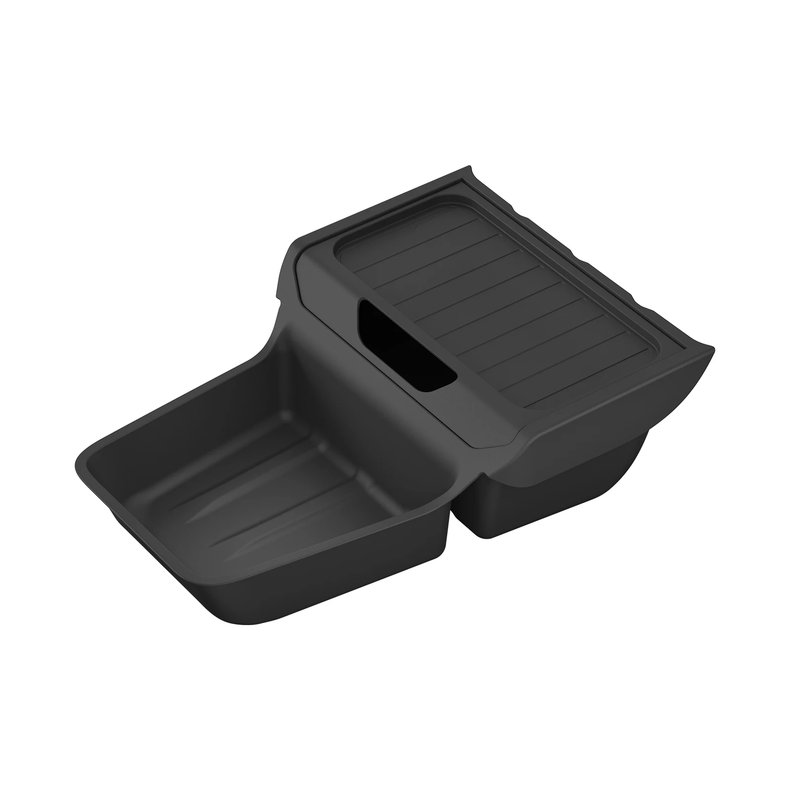 Smabee for Tesla Model Y Juniper RWD Standard 2026 2025 Center Lower Storage Box TPE Central Tray Organizer Accessories Tidying