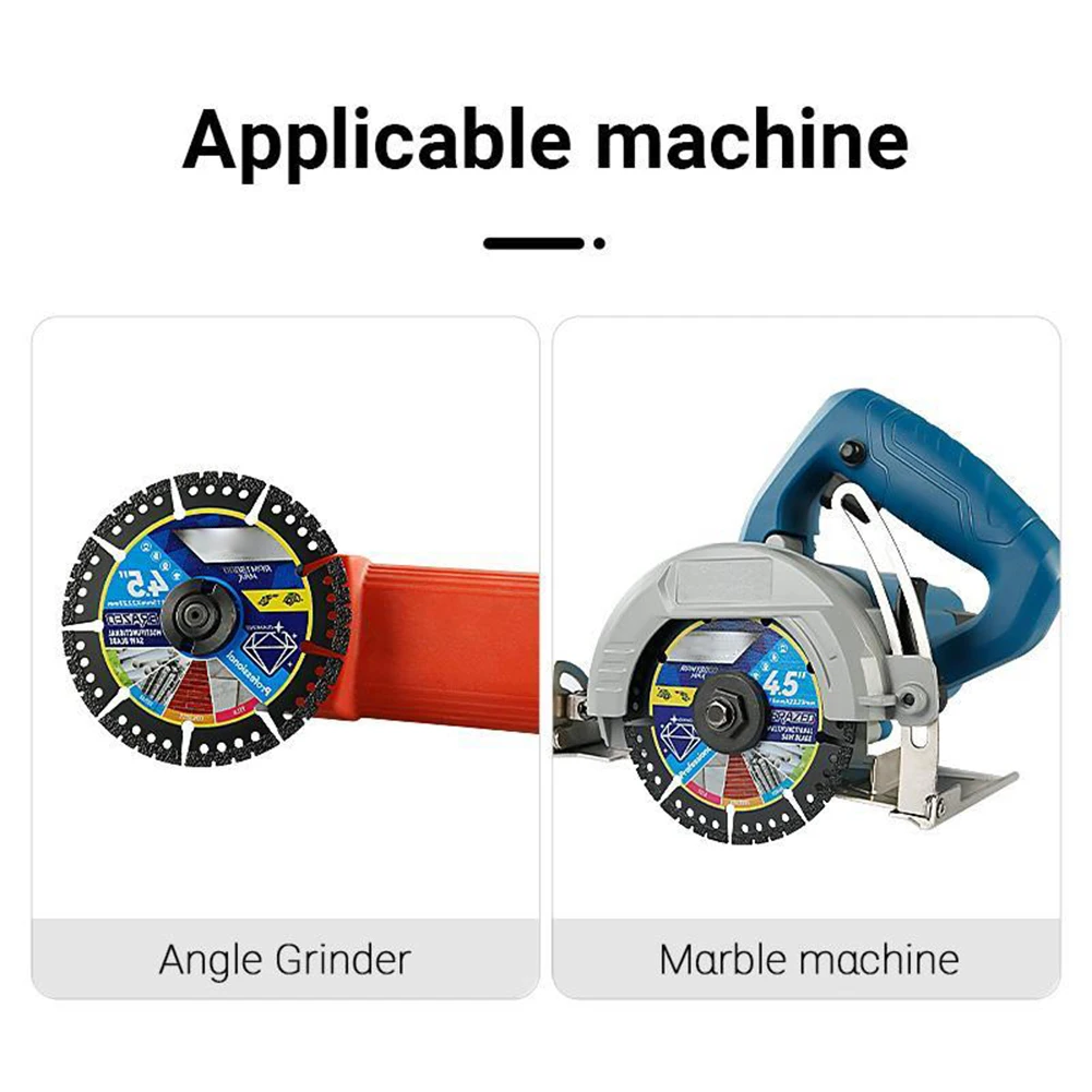 Multi Material Cutting Blades Metal Tile Stone Plastic Angle Grinder Saw Blades for Alloy Cast Iron Marble Tool Accessories