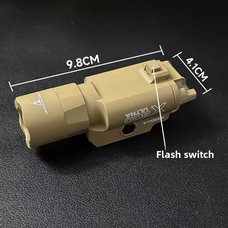 Tactical Light X300 X300U Nylon Pistol Gun Strobe LED Light Fit 20mm Rail Airsoft Hanging Hunting Flashlight