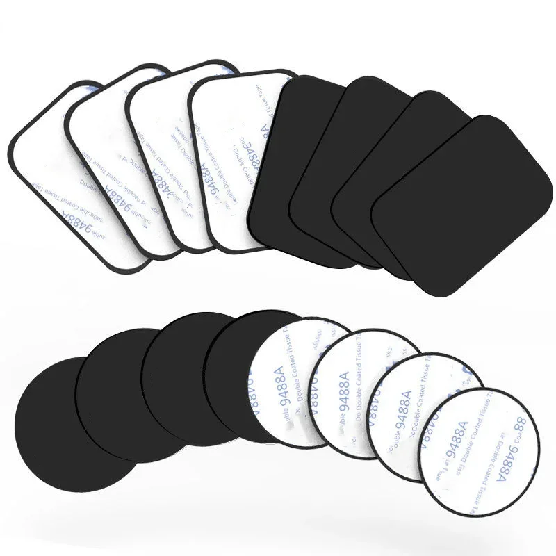 5/10PCS Magnetic Metal Plate Disk Car Phone Holder Stickers Magnetic Patch Sticker for Tablet Mobile Phone Car Stand Mount