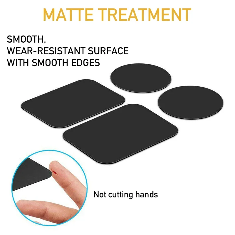 5/10PCS Magnetic Metal Plate Disk Car Phone Holder Stickers Magnetic Patch Sticker for Tablet Mobile Phone Car Stand Mount