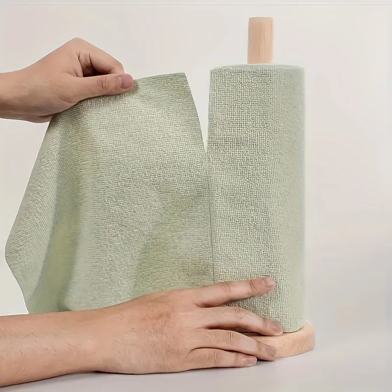 20 Sheets/Roll Microfiber Dishcloth – Multi-Functional Double-Sided Kitchen Cloth, Ideal for Utensil Cleaning, Kitchen Accessory