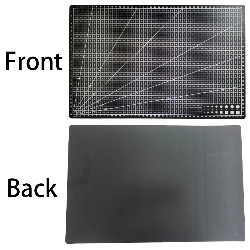 A3 Cutting Pad PVC Table Pad Leather Process Anti Cutting Double-Sided Carving Student DIY Process Self-Healing Pad 45×30x0.09cm
