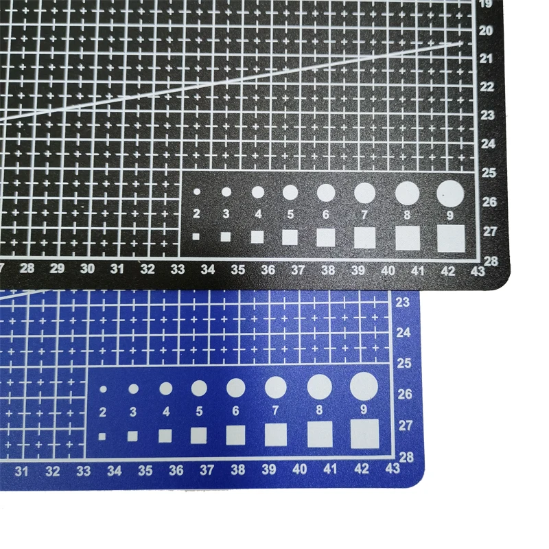 A3 Cutting Pad PVC Table Pad Leather Process Anti Cutting Double-Sided Carving Student DIY Process Self-Healing Pad 45×30x0.09cm