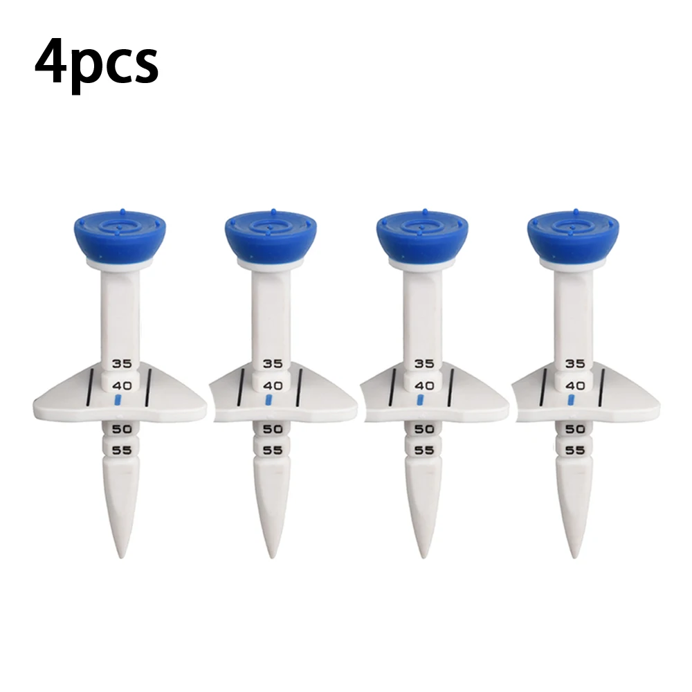 4 Pcs 33-55mm Adjustable-height Golf Tee Training Accessories