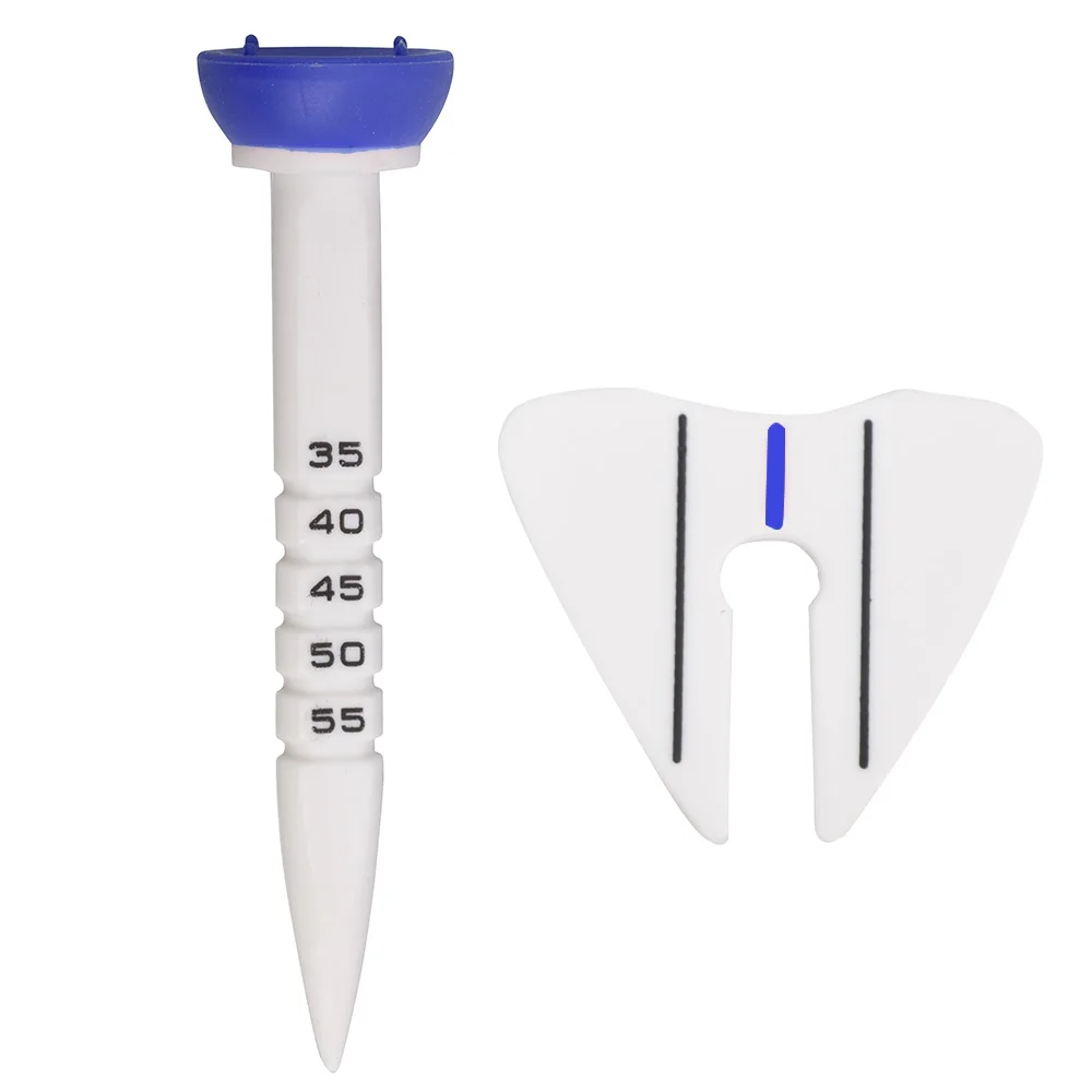 4 Pcs 33-55mm Adjustable-height Golf Tee Training Accessories