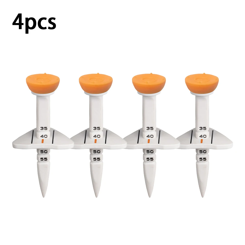 4 Pcs 33-55mm Adjustable-height Golf Tee Training Accessories