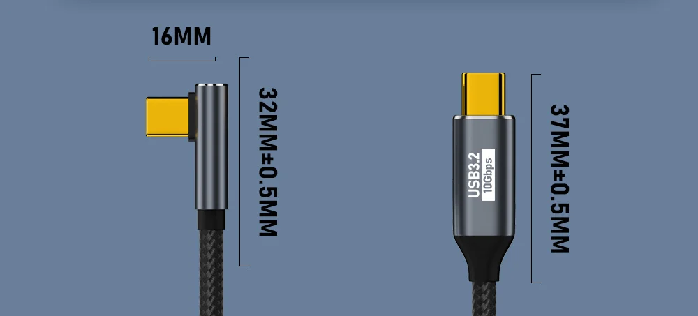 5A 100W USB C 3 Gen2 10Gbps Cable Type C to C 4k 60Hz Video Cable QC4.0 3.0 Fast Charging Cable For MacBook Pro Samsung Xiaomi