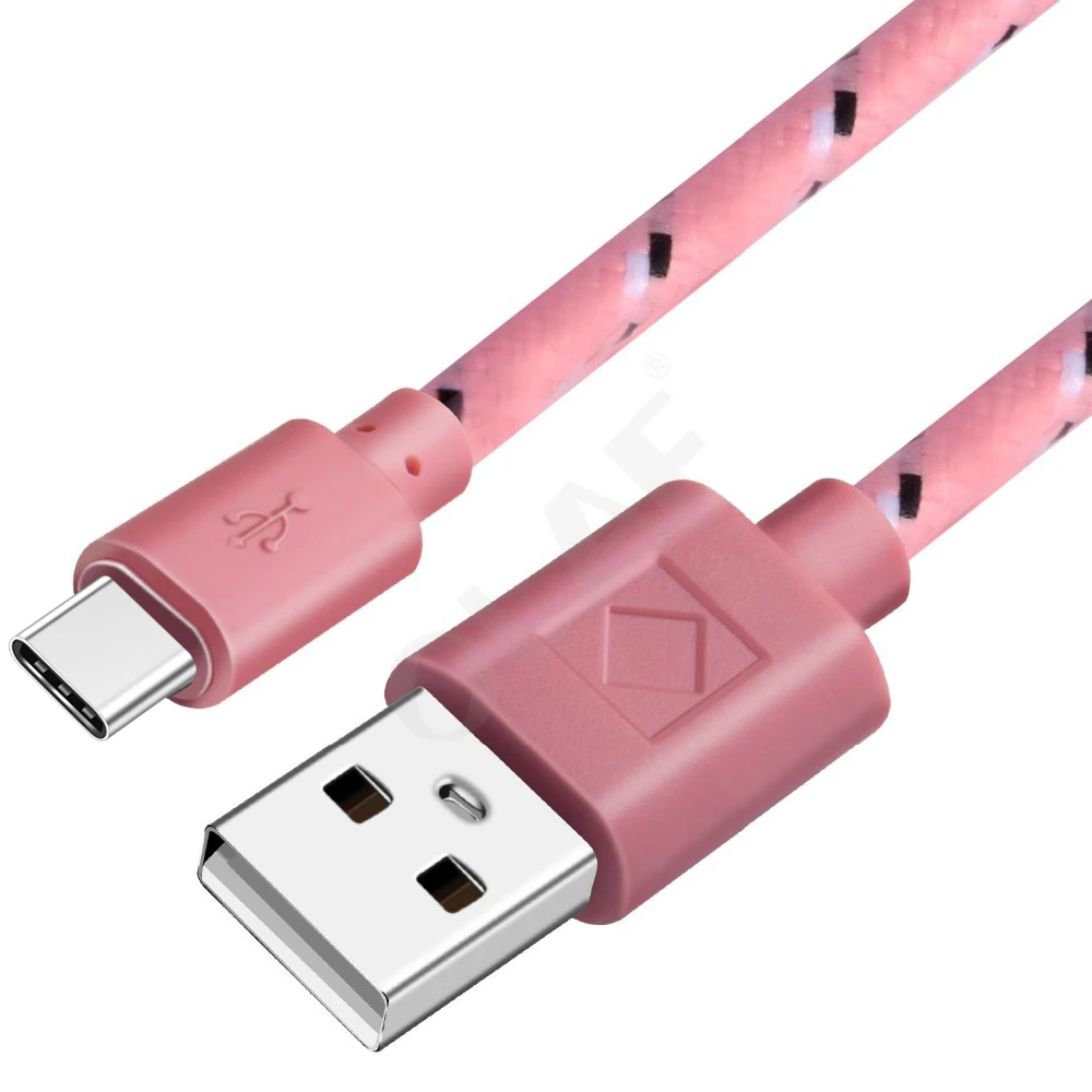 OLAF Nylon Braided USB Type C Cable 1M 2M 3M Data Sync Fast Charging USB C Cable For Samsung S9 S10 Xiaomi mi9 mi8 Huawei Type-c