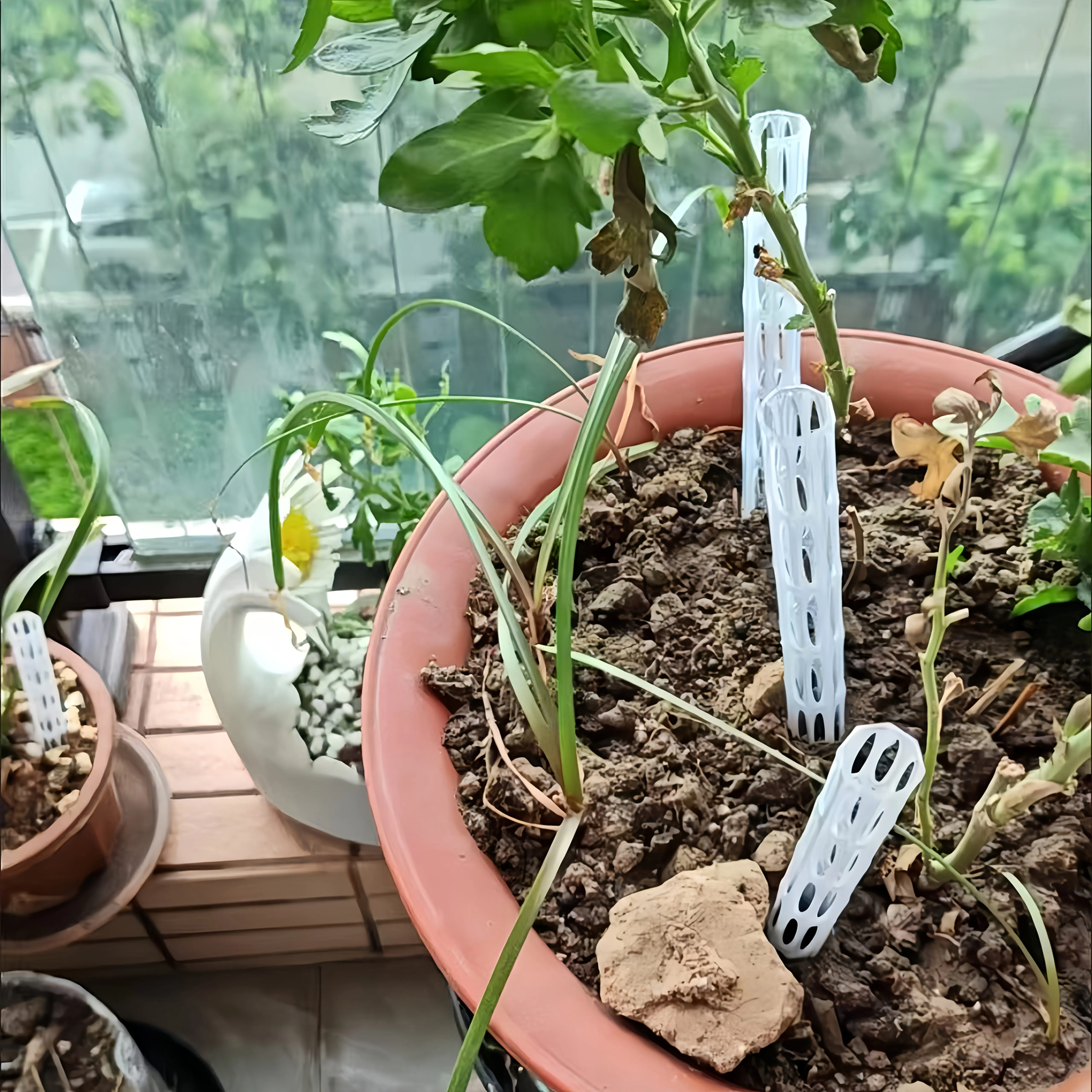 10/20Pcs Drainage Pipes To Prevent Root Rot and Improve Drainage, Suitable for Indoor and Outdoor Use Plant Root Ventilation