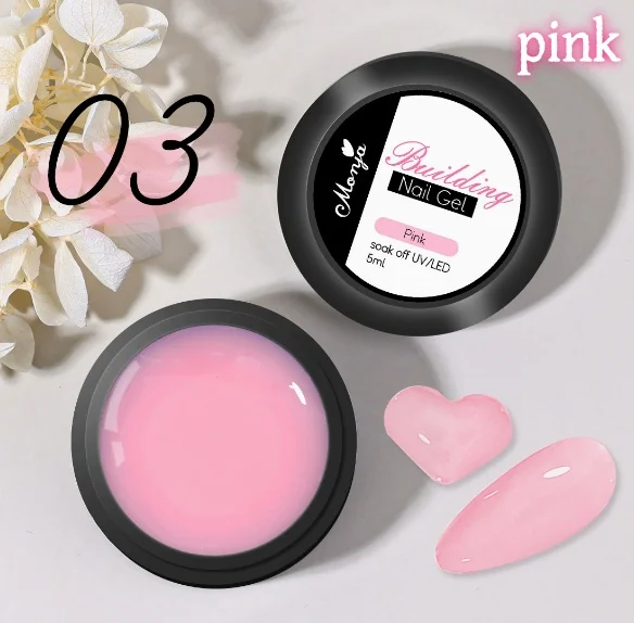 3D Nail Gel, Non-Sticky Hard Long-Lasting Overlay, Creates 3D Bow Geometric Letter Shapes, Salon Quality, Soluble Residue-Free A