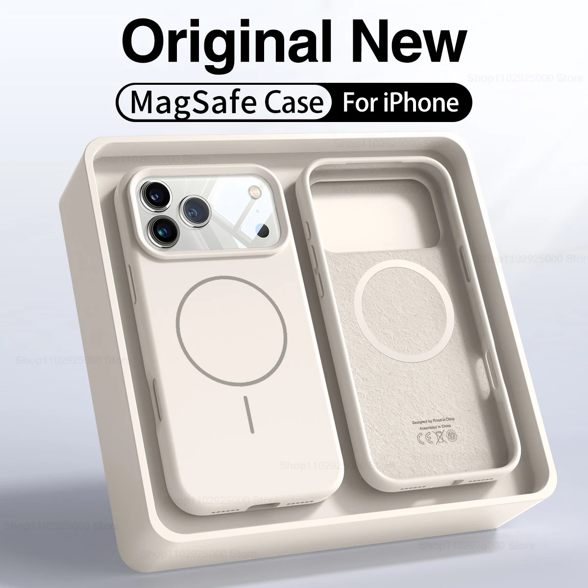 Magnetic Original Liquid Silicone Case For iPhone 13 14 15 16 17 18 Pro Max For Magsafe Cases For iPhone 18 Pro Max Phone Cover