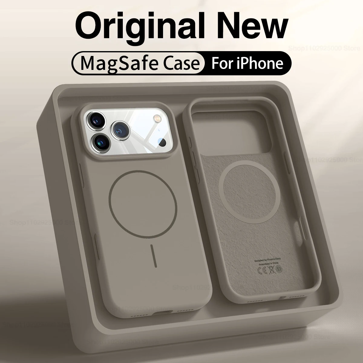 Magnetic Original Liquid Silicone Case For iPhone 13 14 15 16 17 18 Pro Max For Magsafe Cases For iPhone 18 Pro Max Phone Cover