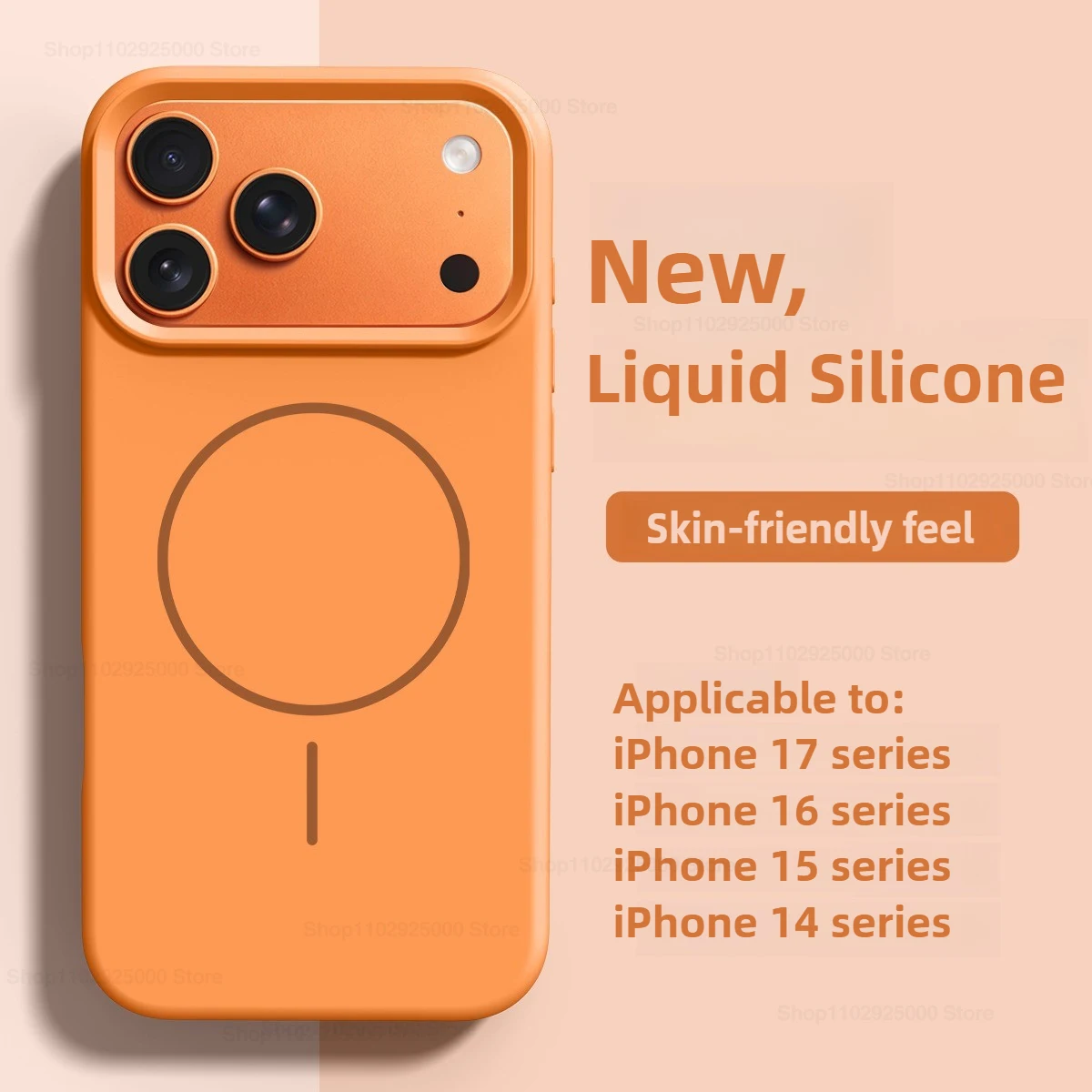 Magnetic Original Liquid Silicone Case For iPhone 13 14 15 16 17 18 Pro Max For Magsafe Cases For iPhone 18 Pro Max Phone Cover