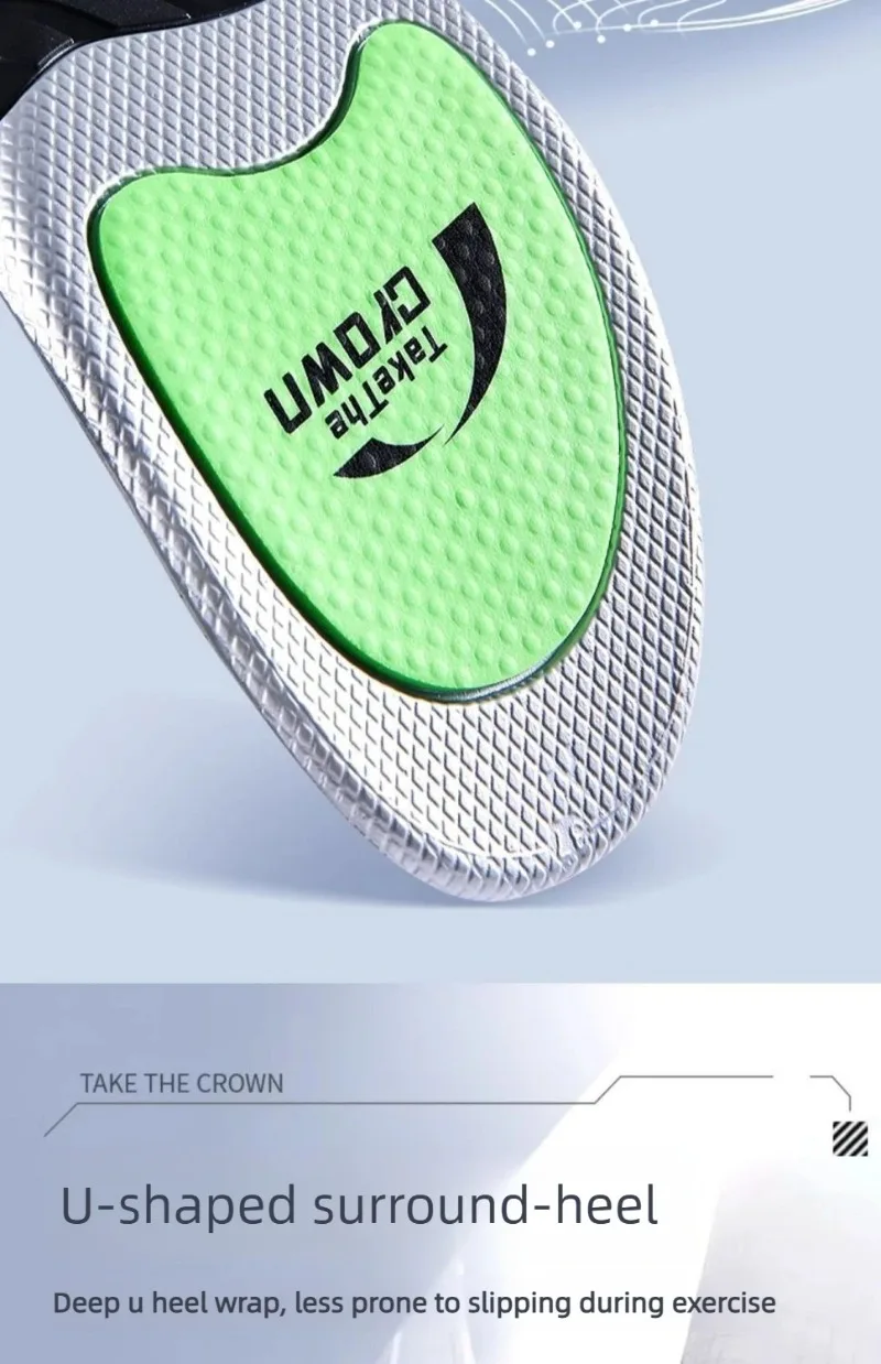 Orthotic Arch Support Sports Insoles 1 Pair Shock Absorbing Graphene Antibacterial Anti-Odor Shoe Pads Foot Pain Relief Running