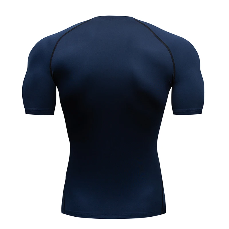 Men Running Compression T-shirt Short Sleeve Sport Tees Gym Fitness Sportshirts Male Jogging Tracksuit Homme Athletic Shirt Tops