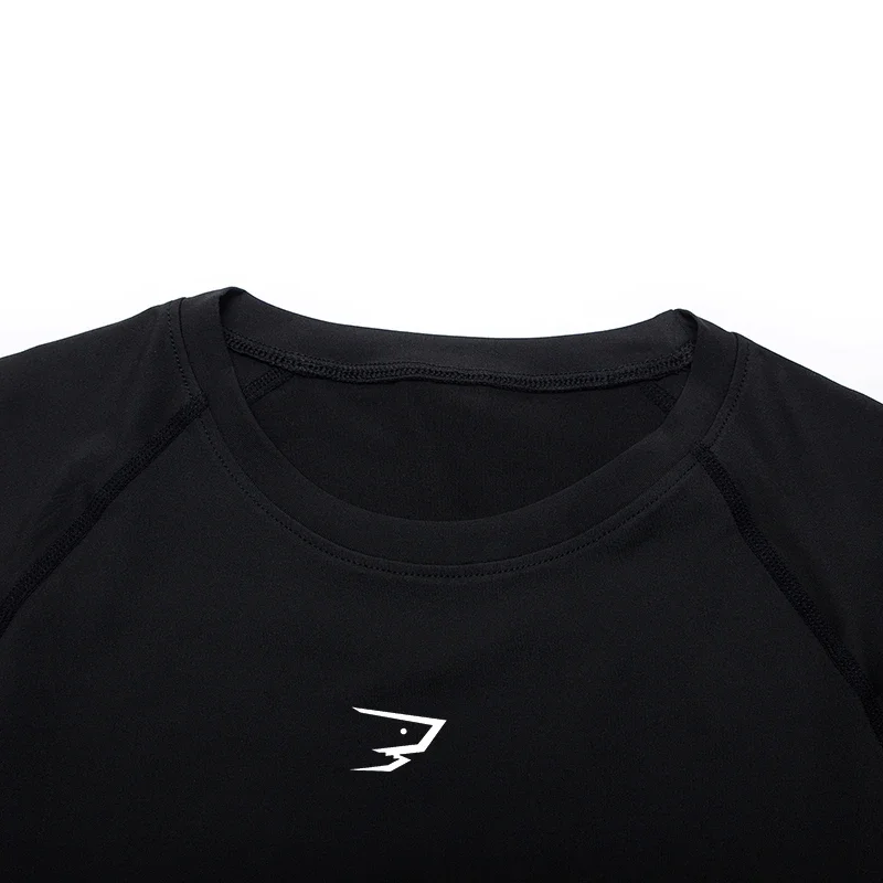 Men Running Compression T-shirt Short Sleeve Sport Tees Gym Fitness Sportshirts Male Jogging Tracksuit Homme Athletic Shirt Tops