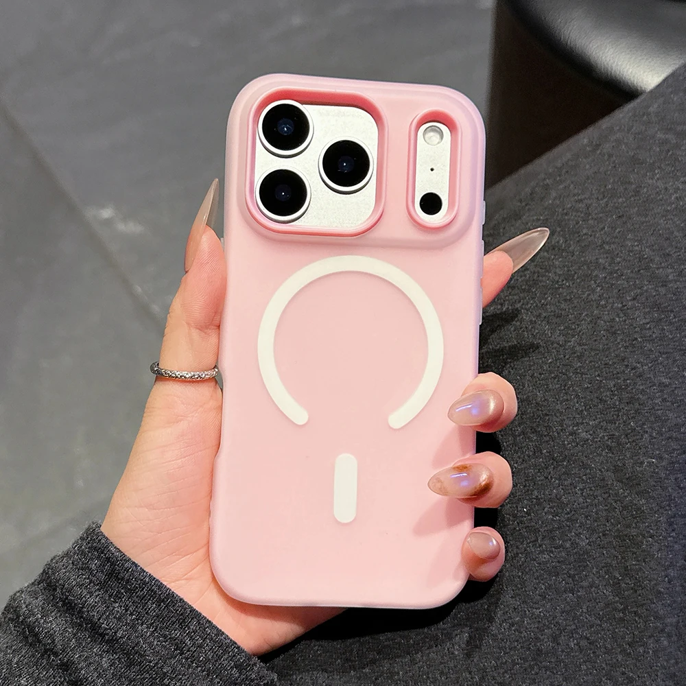 Original Candy Color 2IN1 For Magsafe Wireless Charging Case For iPhone 18 17 16 15 14 13 12 11 Pro Max PLUS AIR Magnetic Cover