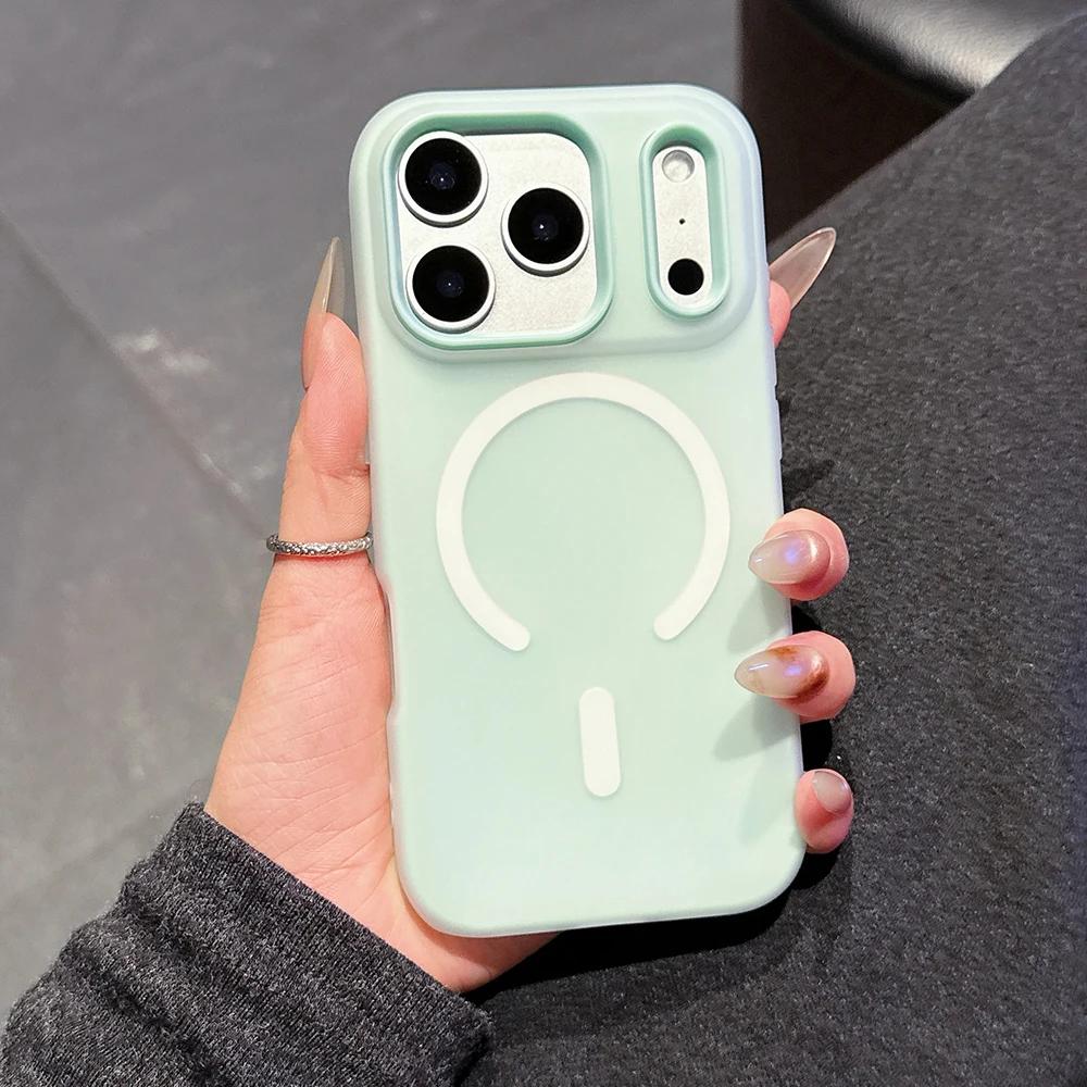 Original Candy Color 2IN1 For Magsafe Wireless Charging Case For iPhone 18 17 16 15 14 13 12 11 Pro Max PLUS AIR Magnetic Cover