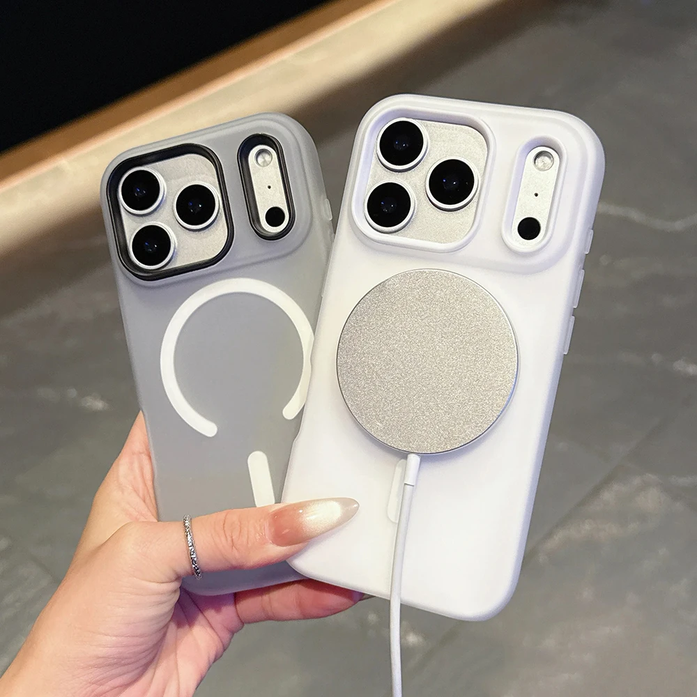Original Candy Color 2IN1 For Magsafe Wireless Charging Case For iPhone 18 17 16 15 14 13 12 11 Pro Max PLUS AIR Magnetic Cover