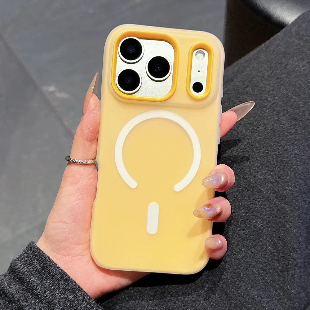 Original Candy Color 2IN1 For Magsafe Wireless Charging Case For iPhone 18 17 16 15 14 13 12 11 Pro Max PLUS AIR Magnetic Cover