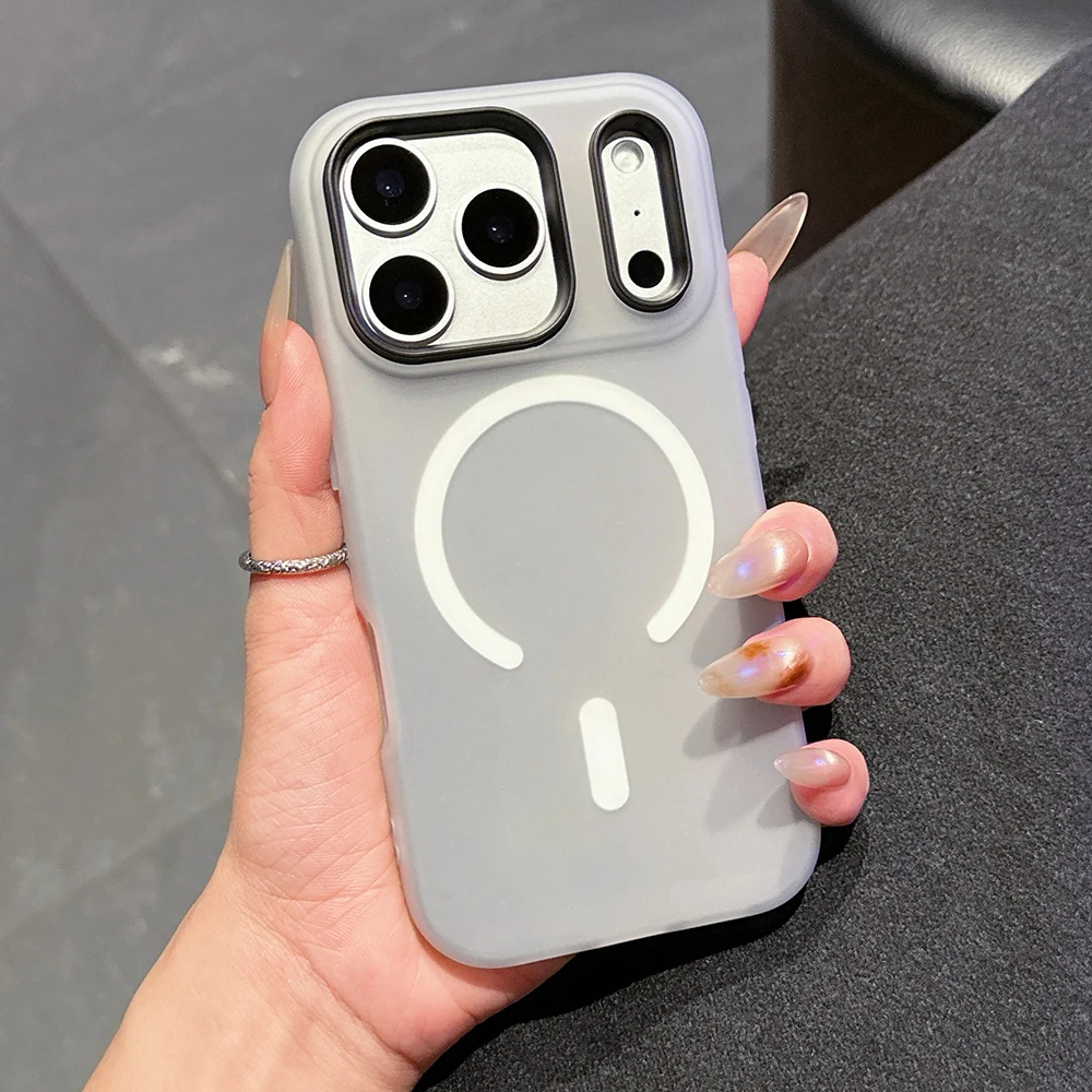 Original Candy Color 2IN1 For Magsafe Wireless Charging Case For iPhone 18 17 16 15 14 13 12 11 Pro Max PLUS AIR Magnetic Cover