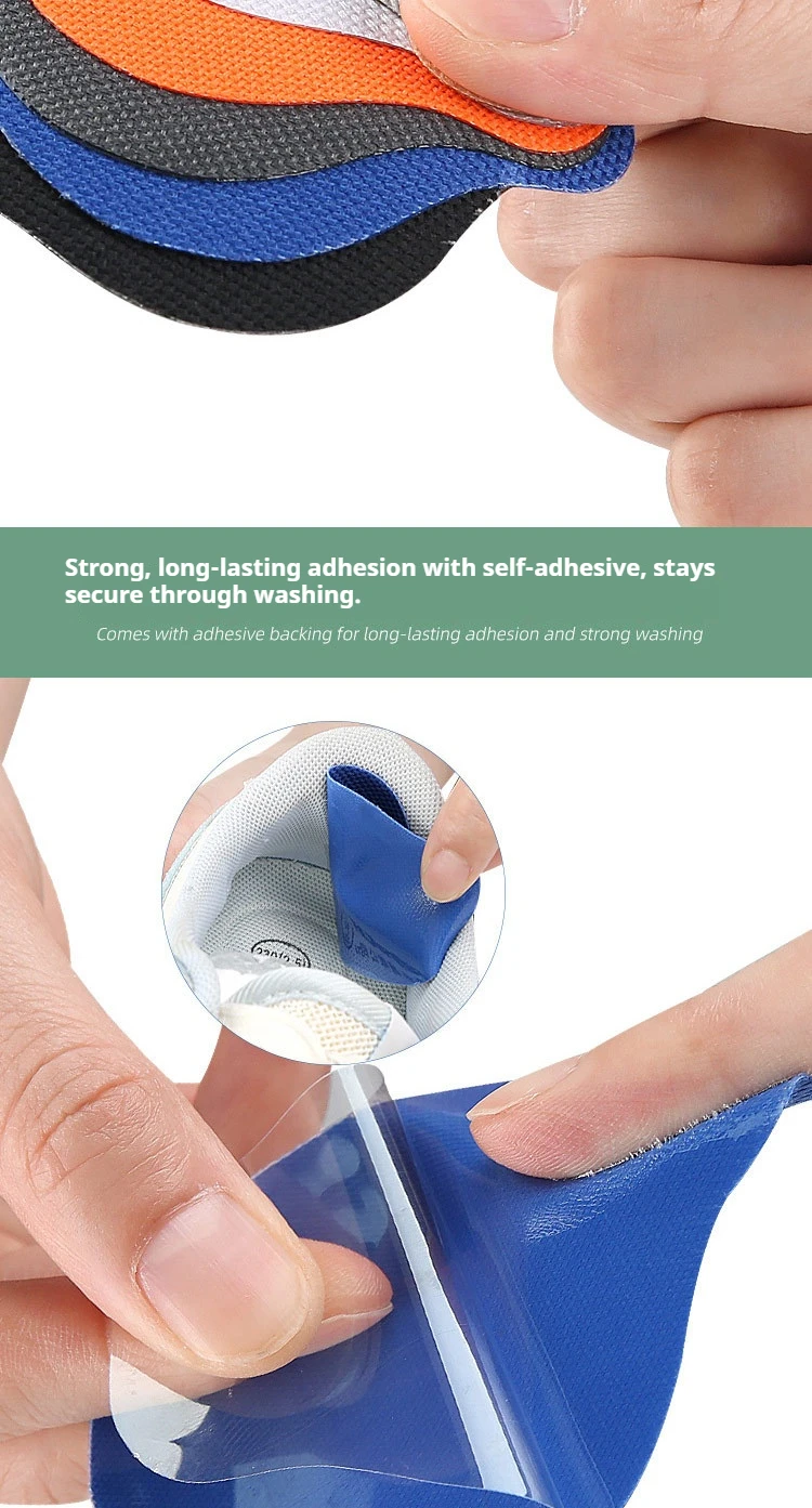 Sneakers Heel Repair Shoe Side Damage Lining Patch Sticker Shoe Heel Wear Repair Patch Suitable for a Wide Range of Shoes