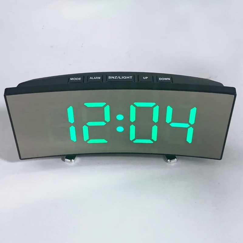 Latest Digital Clock LED Alarm Clock Bedroom Electronic Desktop Clock With Temperature Display Adjustable Brightness 12/24 Hours