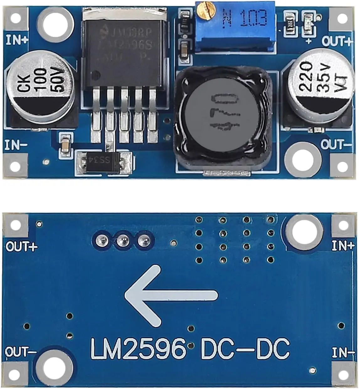 1/5/10PCS LM2596 DC to DC Buck Converter 3.0-40V to 1.5-35V Power Supply Step Down Module